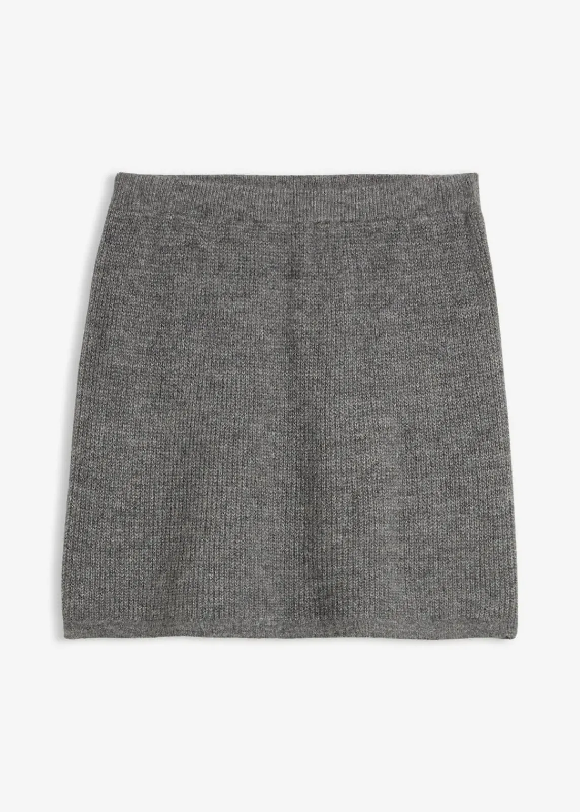 bonprix Bekleidung·Röcke|Bekleidung·Sportbekleidung^Kurzer Strickrock anthrazit meliert