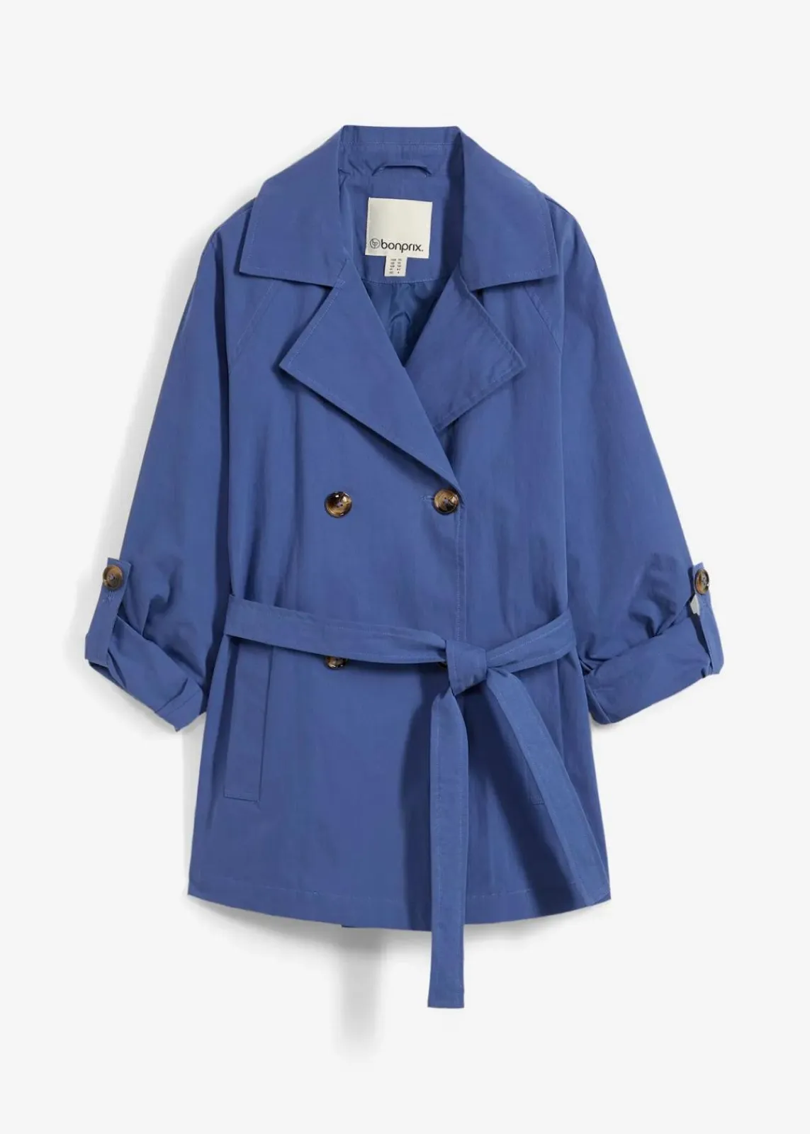bonprix Jacken & Mäntel^kurzer Trenchcoat hellindigo