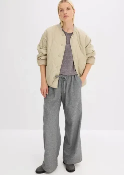 bonprix Shirts & Tops|Zweiteiler & Sets^Kurzes Boxy-Shirt schiefergrau meliert