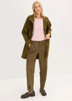 bonprix Zweiteiler & Sets|Shirts & Tops^Kurzes Boxy-Shirt aschrosa meliert