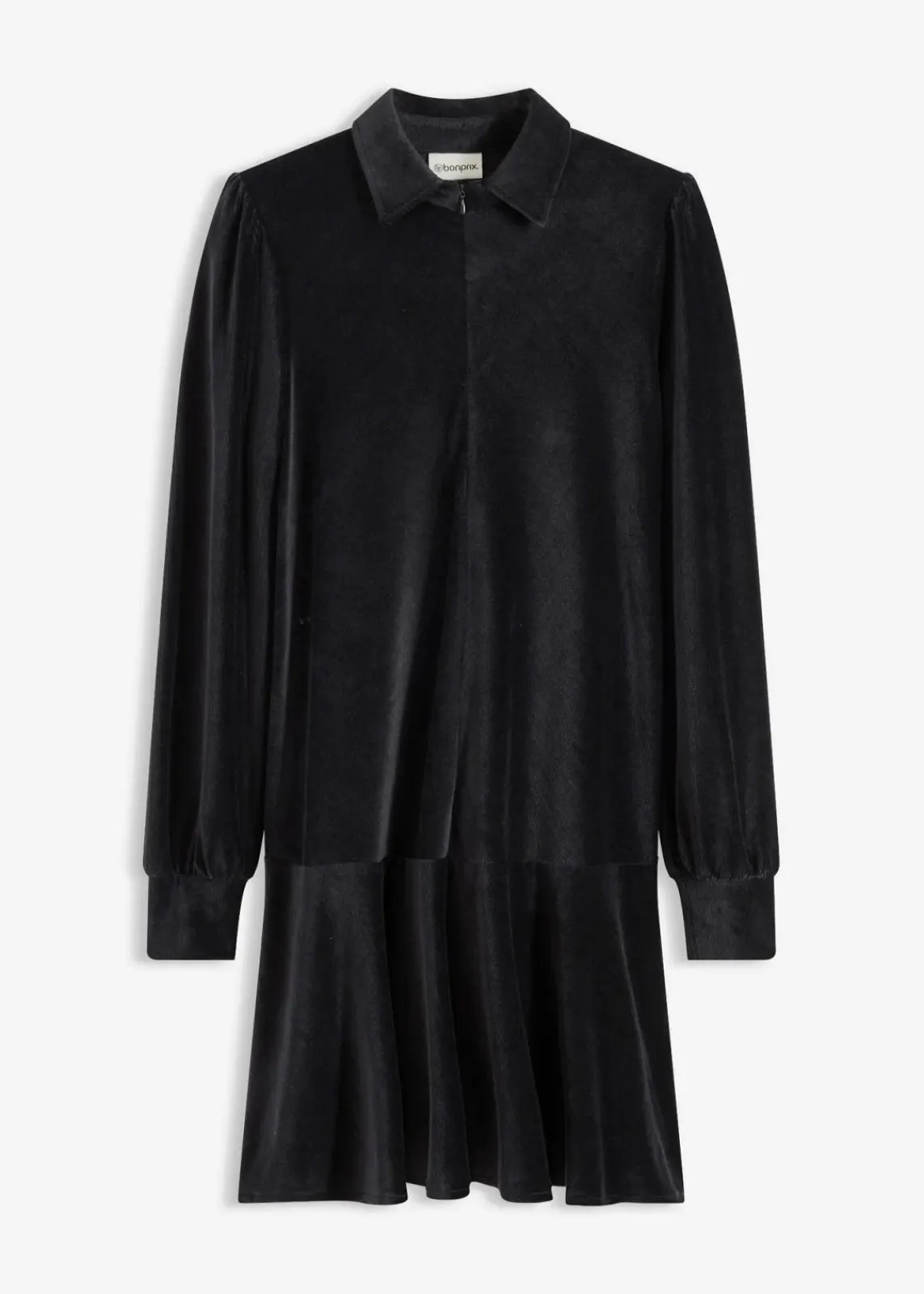 bonprix Kleider^Kurzes Cord-Kleid schwarz