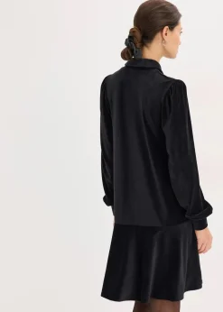 bonprix Kleider^Kurzes Cord-Kleid schwarz