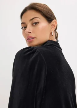 bonprix Kleider^Kurzes Cord-Kleid schwarz