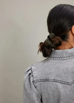 bonprix Kleider|Bekleidung·Pullover & Strickjacken^Kurzes Jeanskleid hellgrau denim used