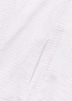 bonprix Bekleidung·Pullover & Strickjacken|Kleider^Kurzes Kleid aus Musselin weiß