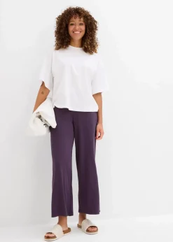 bonprix Shirts & Tops|Basics^Kurzes Oversize-Shirt aus reiner schwerer Bio-Baumwolle weiß