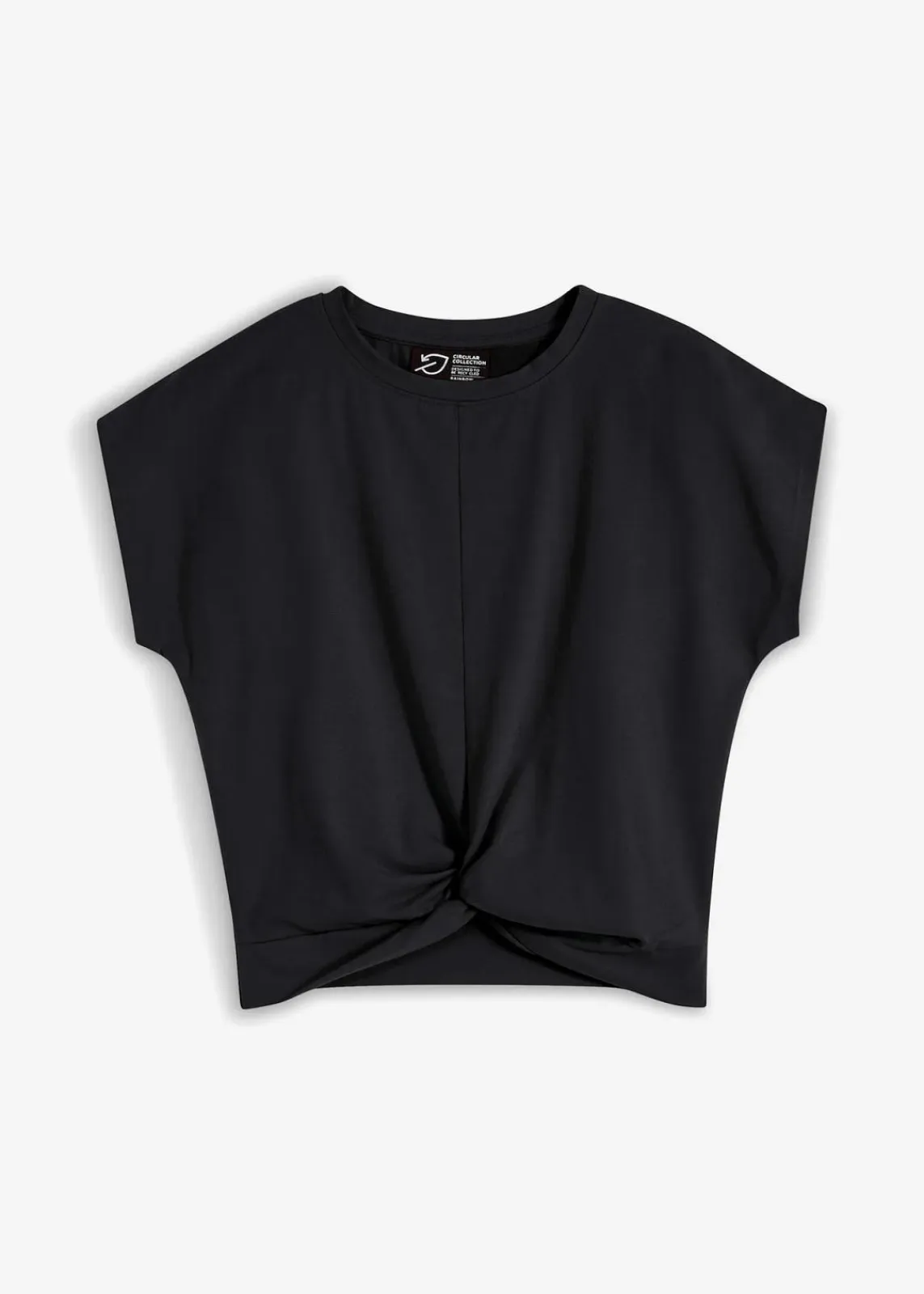 bonprix Shirts & Tops^Kurzes T-Shirt aus reiner Bio-Baumwolle schwarz