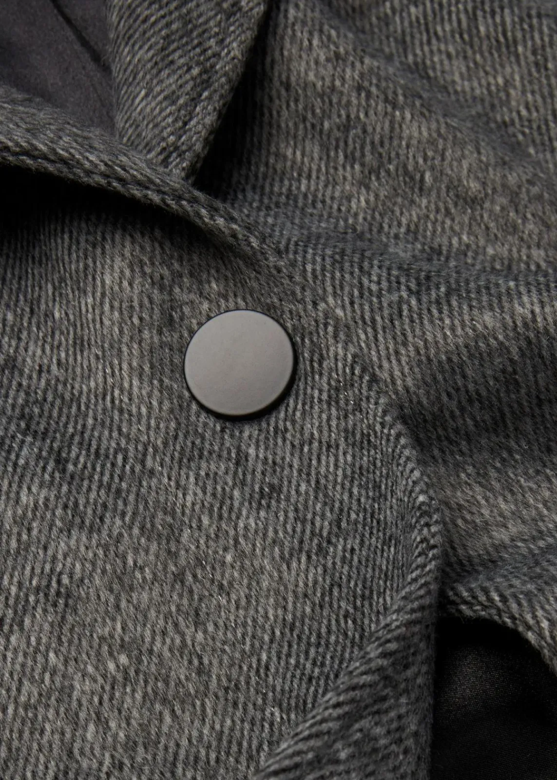 bonprix Bekleidung·Hosen|Jacken & Mäntel^Kurzmantel in Wolloptik schwarz meliert
