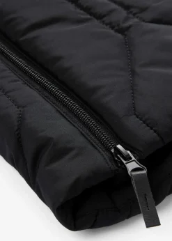 bonprix Bekleidung·Hosen|Jacken & Mäntel^Kurzmantel mit Diamant- Steppung und seitlichen Zippern schwarz