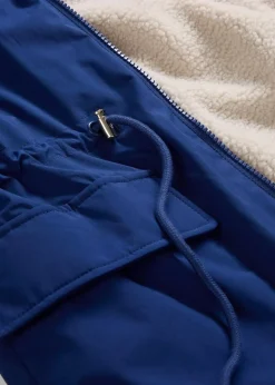 bonprix Umstandsmode|Bekleidung·Blazer^Kuschelig gefütterte Umstands-und Tragejacke tiefseeblau/steingrau/silber