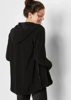 bonprix Bekleidung·Blazer|Umstandsmode^Kuschelige 3-in-1 Umstands-Fleecejacke und Tragejacke schwarz