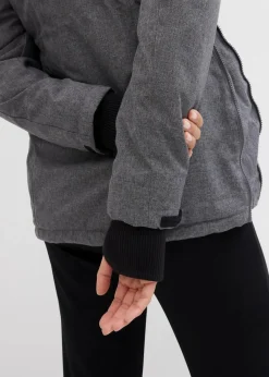 bonprix Bekleidung·Blazer|Umstandsmode^Kuschelige 3-in-1 Umstandsjacke und Tragejacke schiefergrau meliert