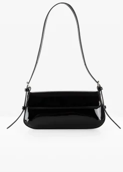 bonprix Taschen^Lacktasche schwarz