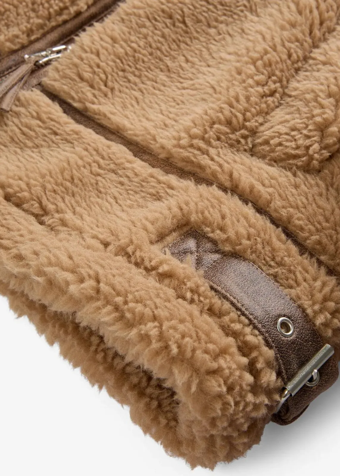 bonprix Jacken & Mäntel|Nachhaltigere Materialien^Lammfellimitat-Jacke camel
