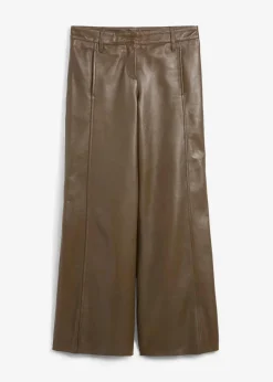 bonprix Premium|Hosen^Lammnappa-Marlenehose walnussbraun