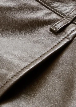 bonprix Premium|Hosen^Lammnappa-Marlenehose walnussbraun
