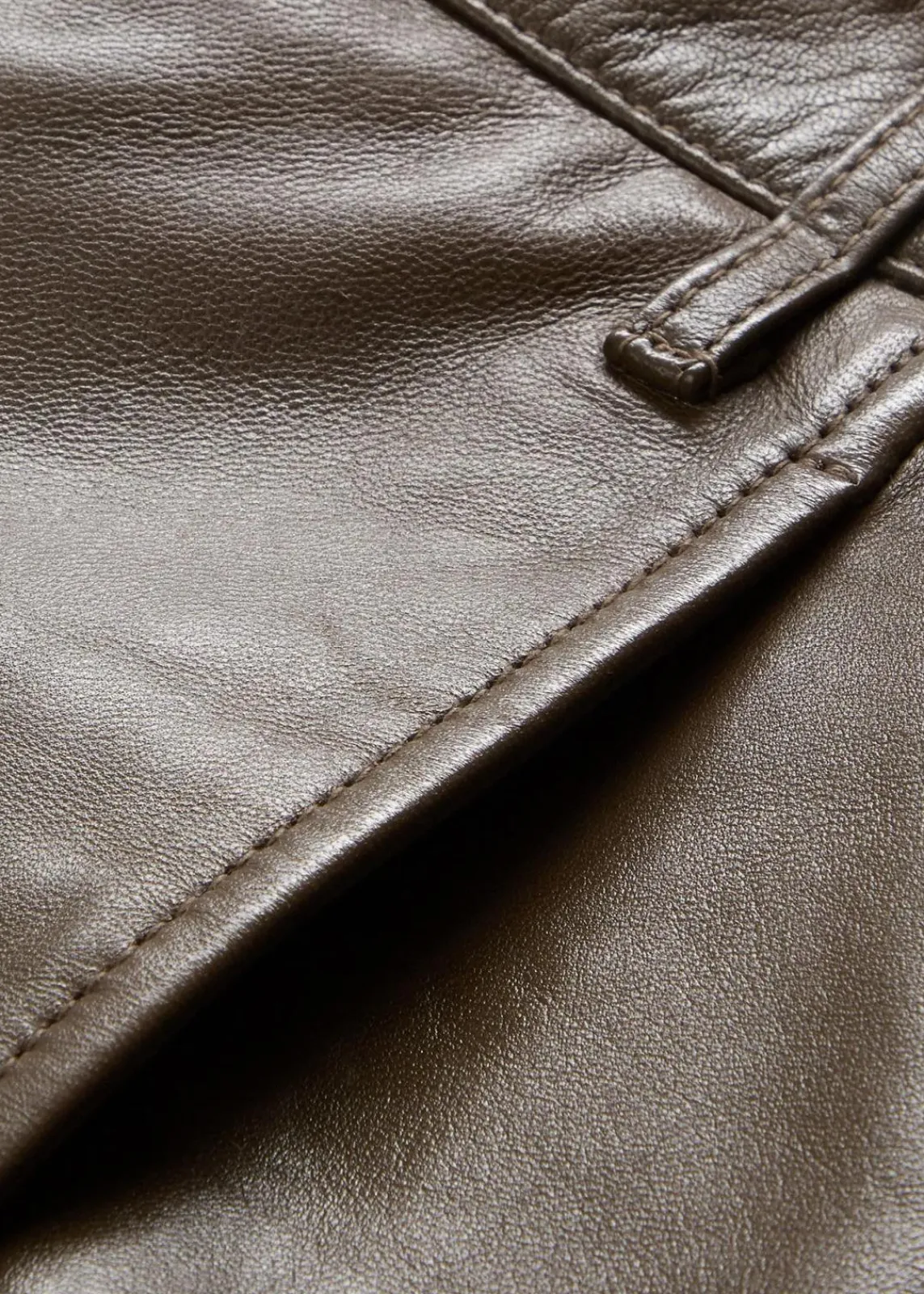 bonprix Premium|Hosen^Lammnappa-Marlenehose walnussbraun