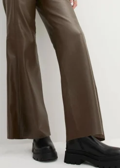 bonprix Premium|Hosen^Lammnappa-Marlenehose walnussbraun