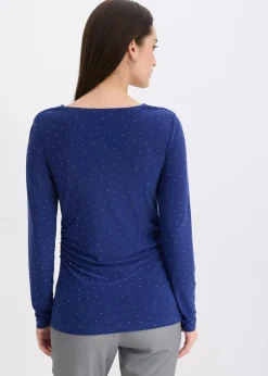 bonprix Shirts & Tops^Langarmshirt mitternachtsblau