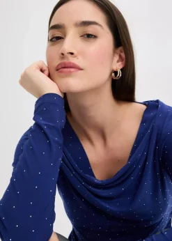 bonprix Shirts & Tops^Langarmshirt mitternachtsblau