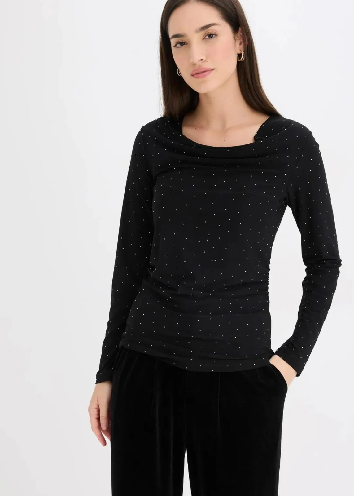 bonprix Shirts & Tops^Langarmshirt schwarz