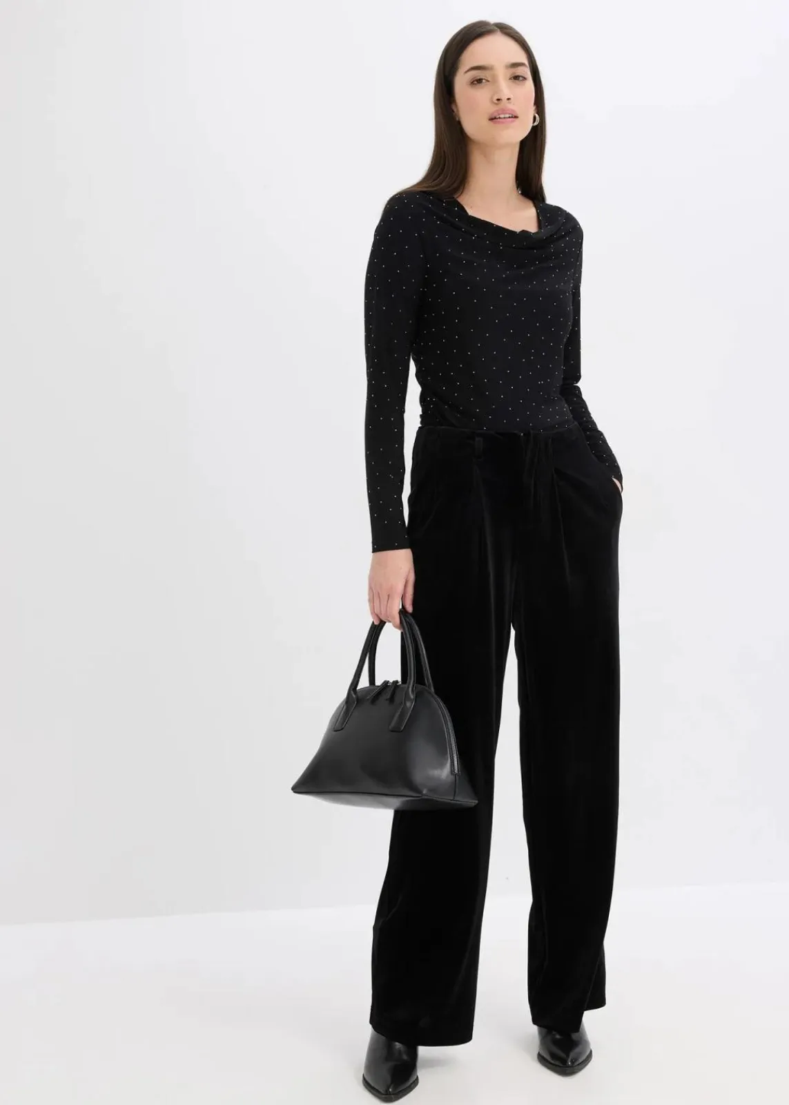 bonprix Shirts & Tops^Langarmshirt schwarz
