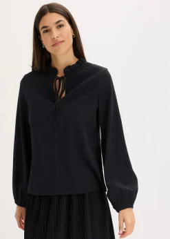 bonprix Shirts & Tops^Langarmshirt schwarz