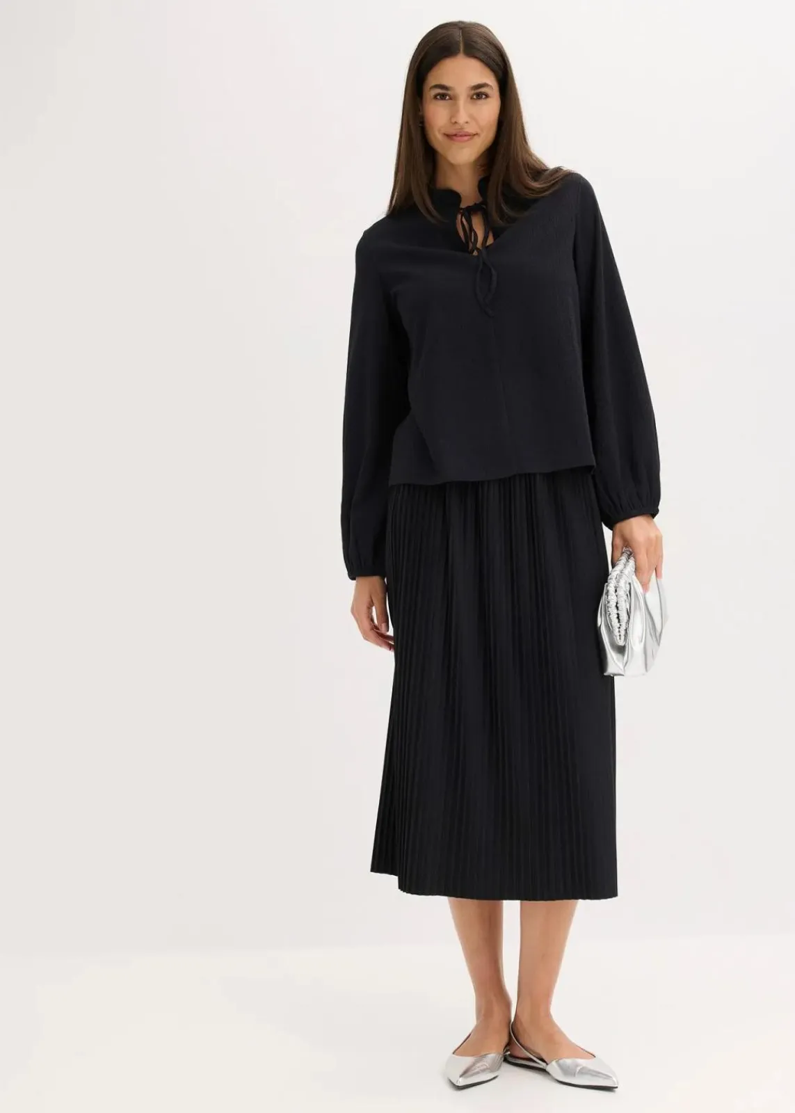 bonprix Shirts & Tops^Langarmshirt schwarz