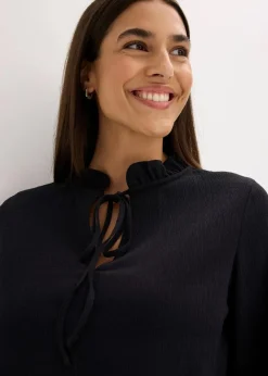 bonprix Shirts & Tops^Langarmshirt schwarz