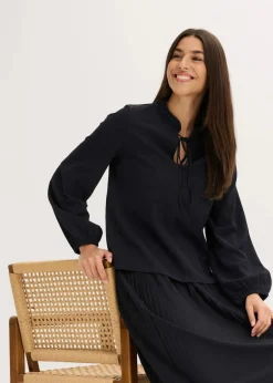 bonprix Shirts & Tops^Langarmshirt schwarz