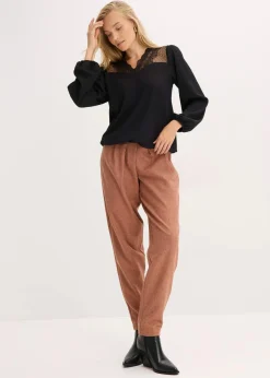 bonprix Shirts & Tops^Langarmshirt schwarz