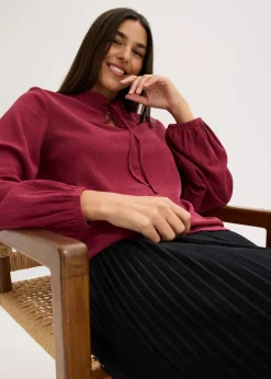 bonprix Shirts & Tops^Langarmshirt rhododendronrot