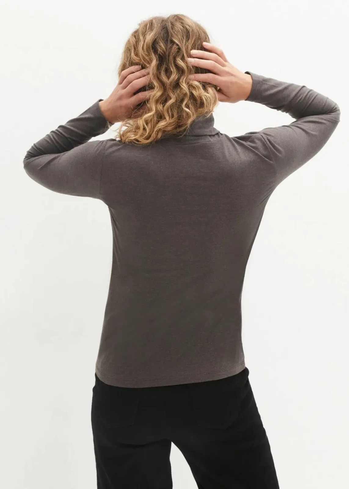bonprix Shirts & Tops|Basics^Langarmshirt (2er Pack) schwarz+anthrazit meliert
