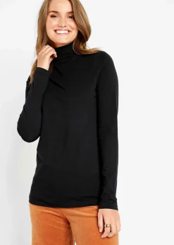 bonprix Shirts & Tops|Basics^Langarmshirt (2er Pack) schwarz+ schwarz
