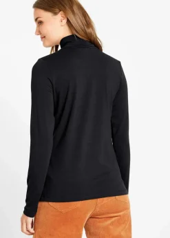 bonprix Shirts & Tops|Basics^Langarmshirt (2er Pack) schwarz+ schwarz