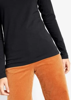 bonprix Shirts & Tops|Basics^Langarmshirt (2er Pack) schwarz+ schwarz