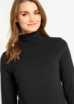 bonprix Shirts & Tops|Basics^Langarmshirt (2er Pack) schwarz+ schwarz