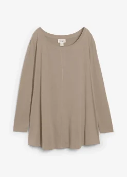 bonprix Shirts & Tops^Langarmshirt aus Baumwoll-Viskose-Mix new khaki