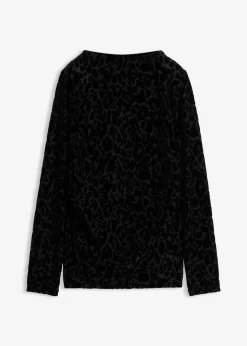 bonprix Shirts & Tops|Nachhaltigere Materialien^Langarmshirt aus Jersey schwarz