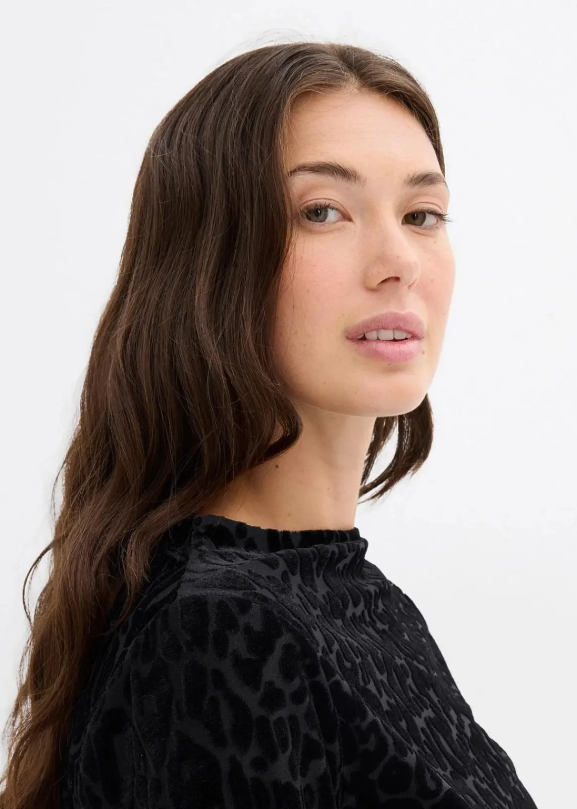 bonprix Shirts & Tops|Nachhaltigere Materialien^Langarmshirt aus Jersey schwarz