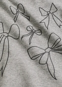 bonprix Nachhaltigere Materialien|Shirts & Tops^Langarmshirt aus reiner Bio-Baumwolle grau meliert
