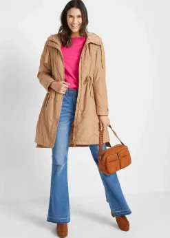 bonprix Shirts & Tops|Basics^Langarmshirt aus reiner Bio-Baumwolle dunkelpink