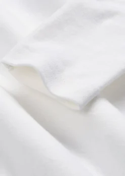 bonprix Shirts & Tops|Basics^Langarmshirt aus reiner Bio-Baumwolle weiß