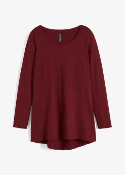 bonprix Shirts & Tops^Langarmshirt aus reiner Baumwolle ahornrot
