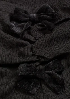 bonprix Shirts & Tops^Langarmshirt aus strukturiertem Crêpe schwarz