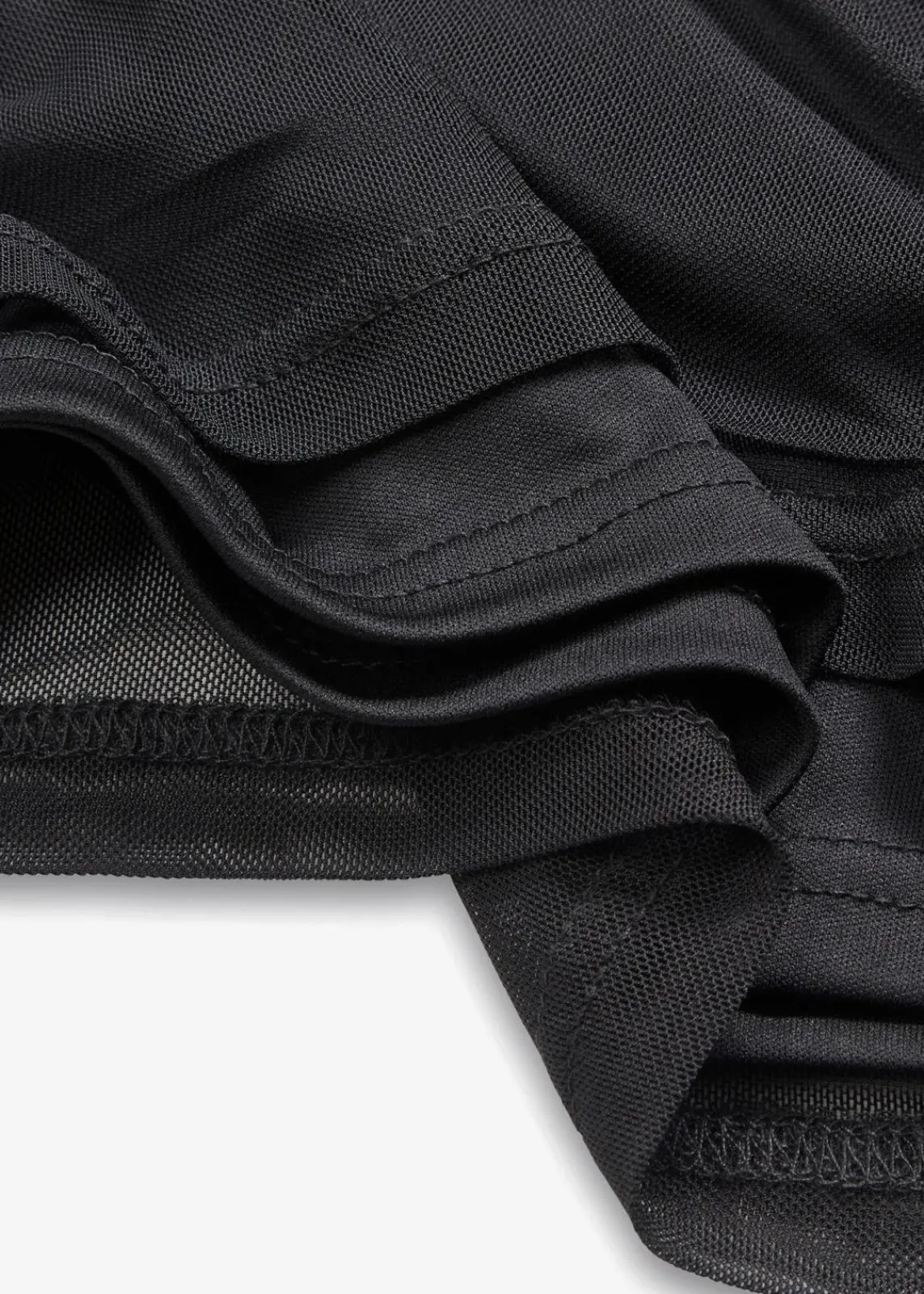 bonprix Shirts & Tops^Langarmshirt aus transparentem Mesh schwarz