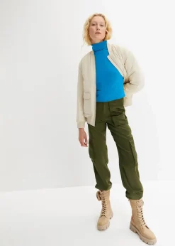 bonprix Shirts & Tops|Basics^Langarmshirt mit reiner Bio-Baumwolle meeresblau