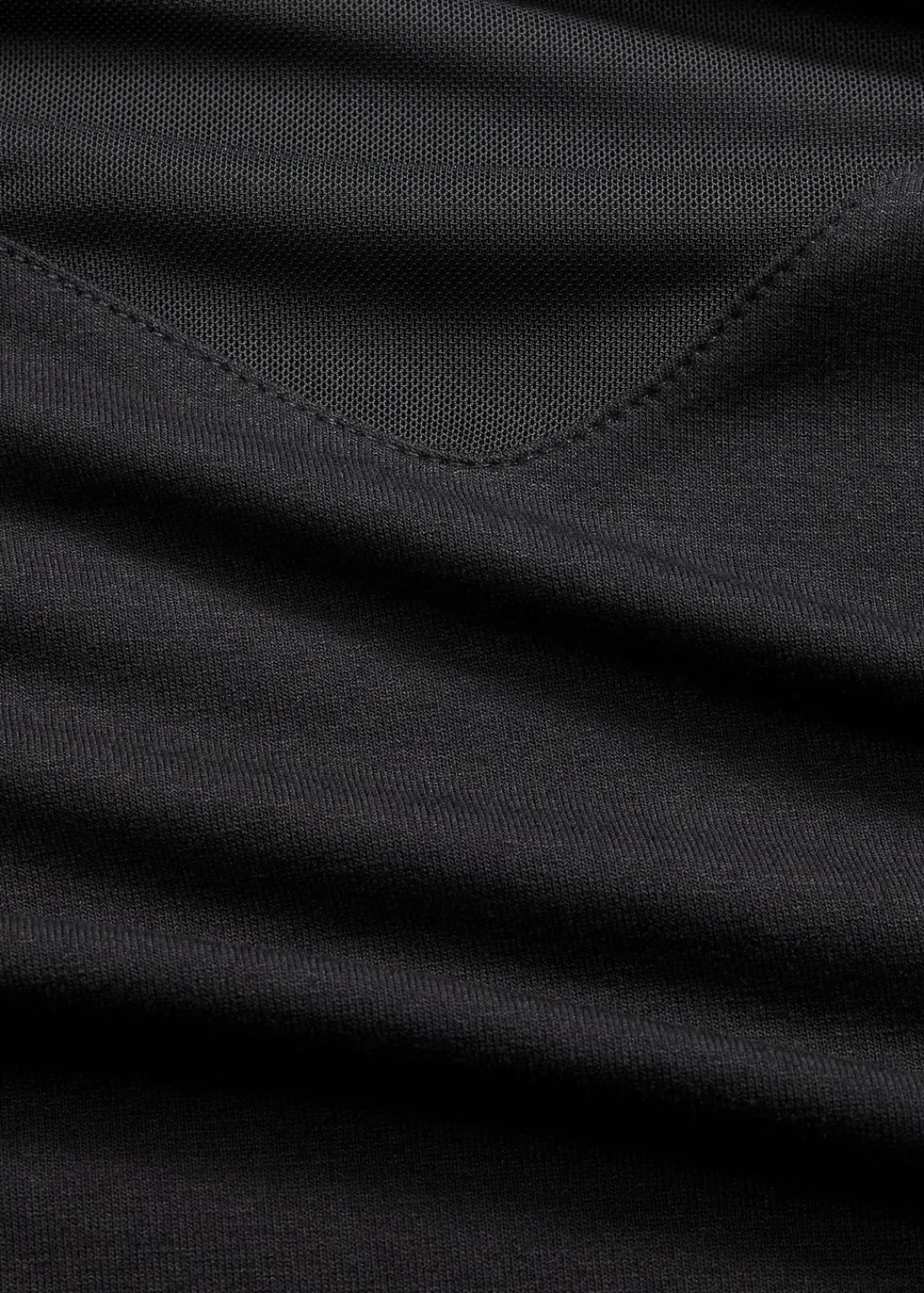 bonprix Shirts & Tops^Langarmshirt mit Mesh schwarz