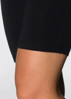 bonprix Wäsche·Baumwollunterwäsche|Wäsche·Höschen^Lange Damen Boxer aus weichen Material im Vorteilspack schwarz + wollweiß