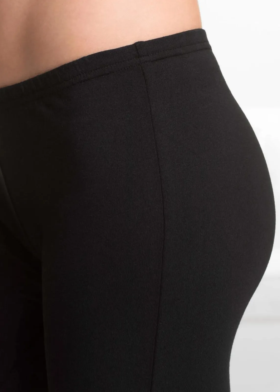 bonprix Wäsche·Baumwollunterwäsche|Wäsche·Höschen^Lange Damen Boxer aus weichen Material im Vorteilspack schwarz + wollweiß